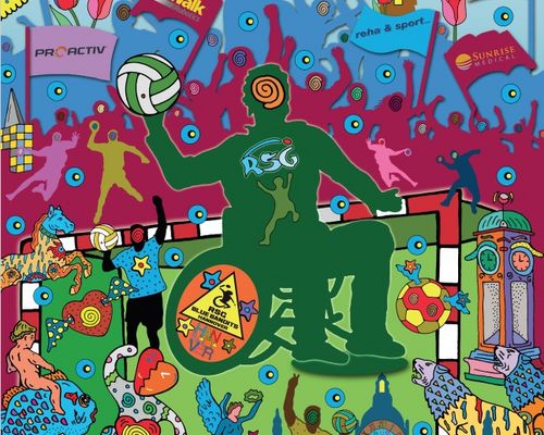 1. deutsch-holländische Meisterschaft im Rollstuhlhandball 