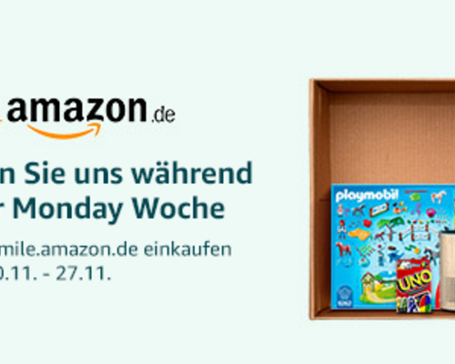 Auf Amazon shoppen und den BHV unterstützen