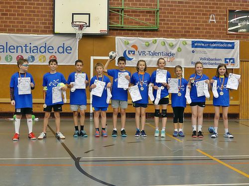 Zehn Talente vom Handballbezirk Bodensee-Donau zum Landesentscheid VR-Talentiade
