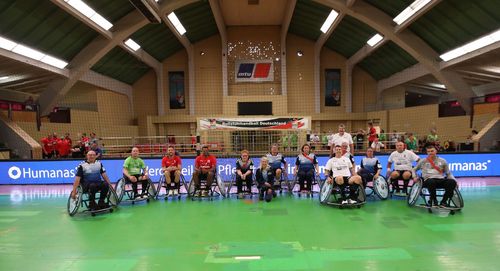 Rollstuhlhandball Deutschland erneut bei Benefizspiel der Allstars dabei