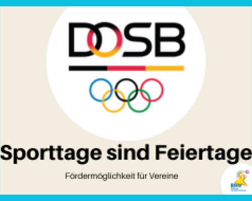 Sporttage sind Feiertage