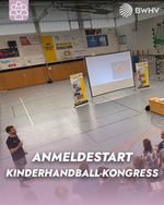 Kinderhandball Kongress Anmeldestart