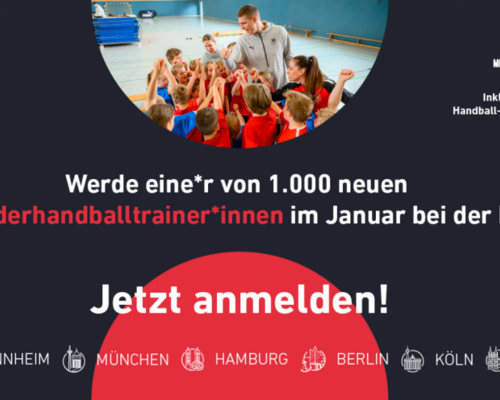 DHB Kinderhandballtrainer*in-Ausbildung im Rahmen der EHF-Euro in Nordbaden