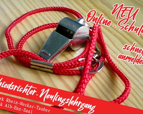 Online Schiedsrichter-Neulingslehrgang