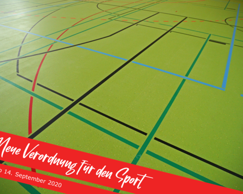 Neue Verordnung für den Sport