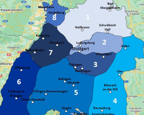 Endgültige Einteilung der neuen Bezirke steht