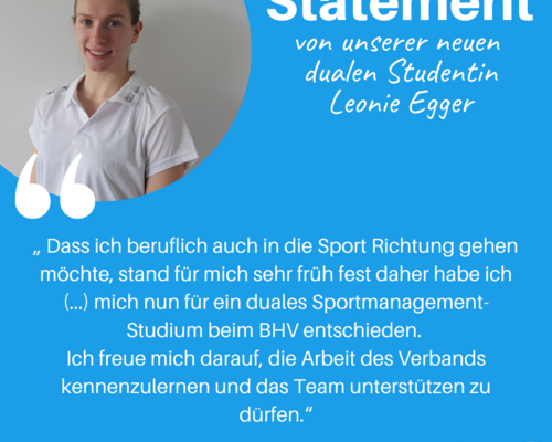 Unsere neue duale Studentin