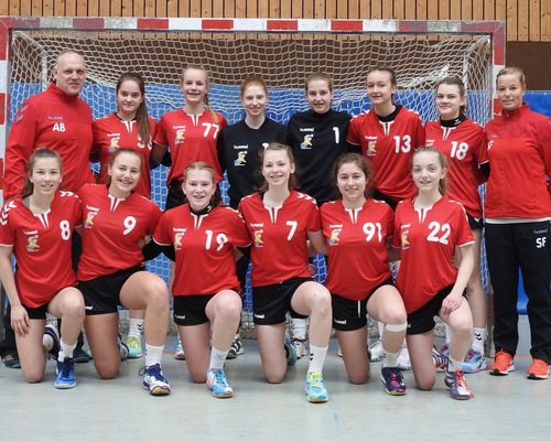 Sichtung zur Jugendnationalmannschaft mit Auswahlteam des Badischen Handball-Verbandes
