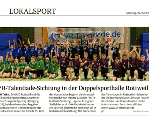 VR-Talentiade in Rottweil