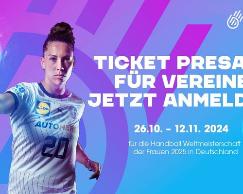 Frauen-WM 2025: Vereins-Presale-Aktion