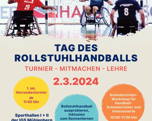 Pressemitteilung zum Tag des Rollstuhlhandballs 