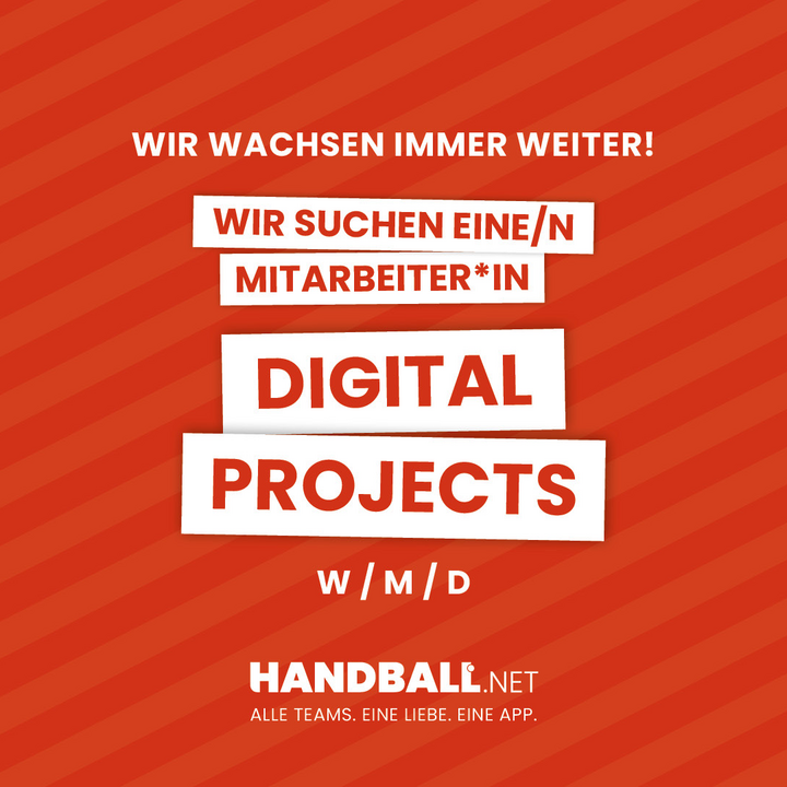 Handball.net sucht Mitarbeiter*in Digital Projects (m/w/d)