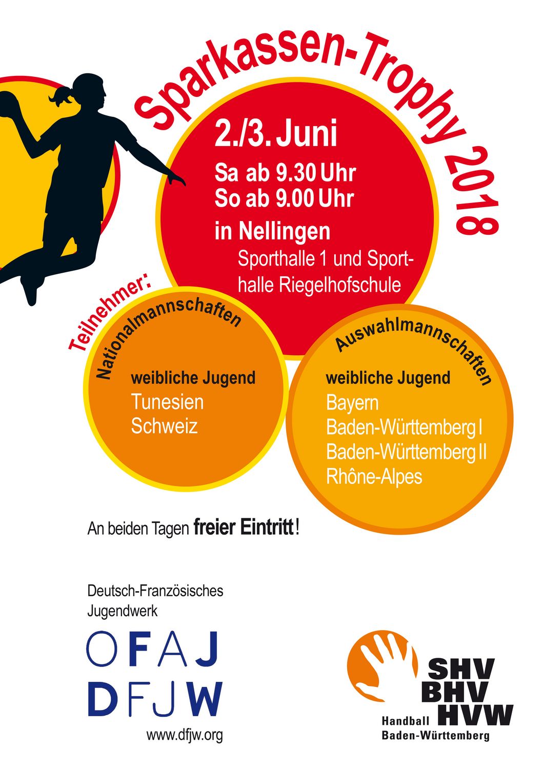 Handball BadenWürttemberg veranstaltet die SparkassenTrophy der